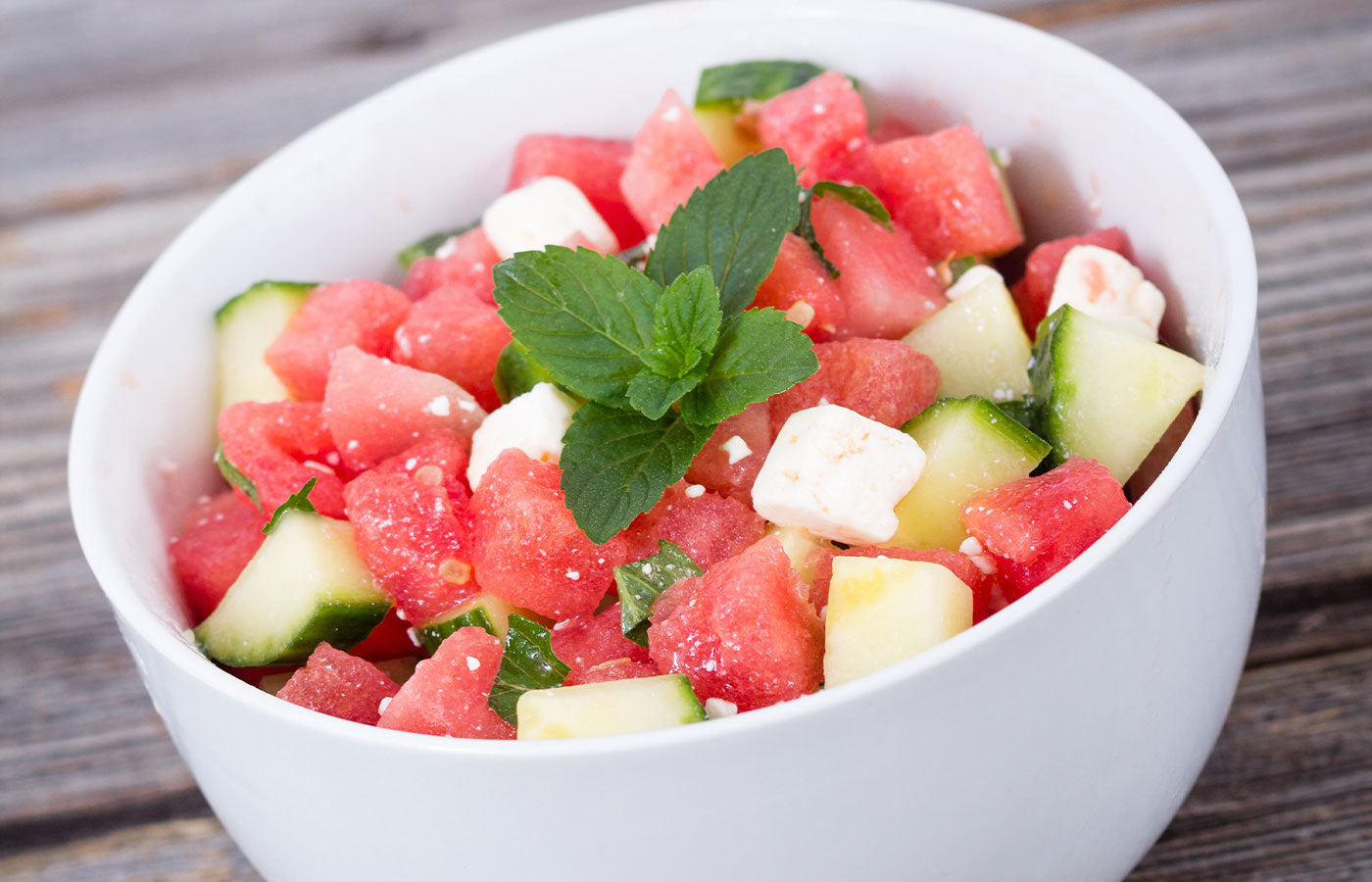 WASSERMELONE FETA SALAT