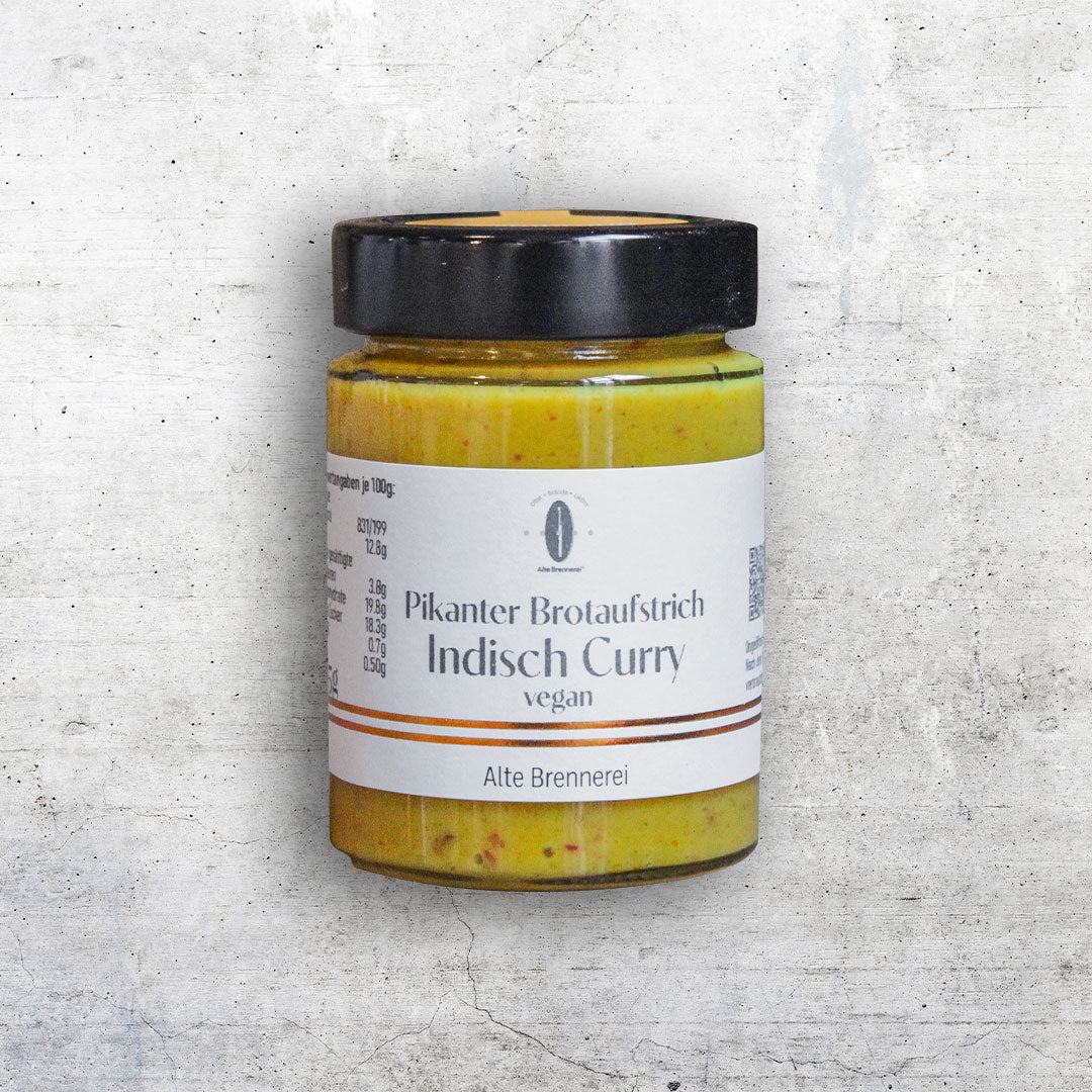 Indisch Curry Brotaufstrich, vegan