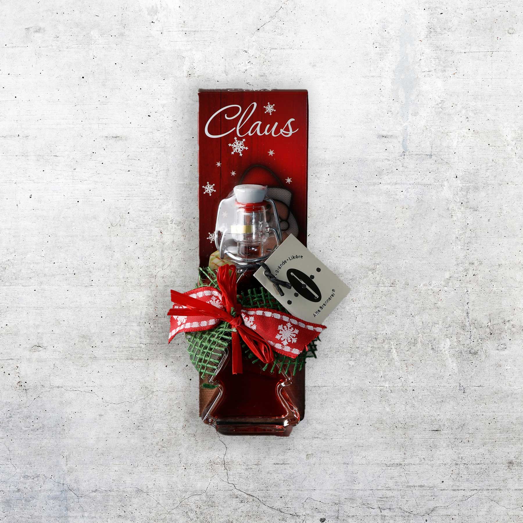 Schoko-Claus mit Likör