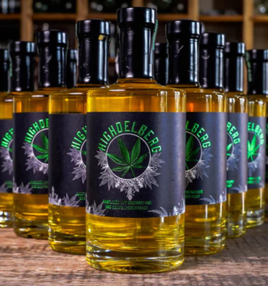 HIGHDELBERG Hanflikör mit Honigmelone und Hanfsamenextrakt